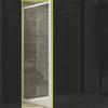 OGOMONDO Misure 77-79.5xh185 cm Trasparente, CONFEZIONE 1 *** Lato fisso per box doccia corner bianco cristallo temprato trasparente e serigrafato