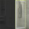 OGOMONDO Misure 88-90,5xh185 cm Trasparente, CONFEZIONE 1 *** Ogomondo lato fisso per box doccia slide cristallo temprato bianco