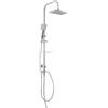 Ogomondo colonna doccia attrezzata beta ottone cromato con staffe a muro in abs
