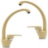 OGOMONDO Set 2 pezzi miscelatore ottone avena1 lavello cucina oslo erogazione orientabile