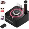 SUNORISE - Fresa per Unghie Professionale - 40000 Giri, LED Multicolor e USB - Lima Elettrica - 6 Punte 36 Cilindri - per Pedicure e Manicure - Nail Drill (Nero)