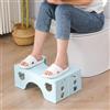 Fanwer Sgabello WC Pieghevole - Fisiologico Bagno per Adulti e Bambini (Blu)
