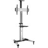 Itb Carrello monitor 70" ROLINE Mobile Cart Silver e Black RO17 03 1260