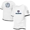 GLLUSA T-Shirt da Uomo con Stampa per Scania Canottiera Girocollo T-Shirt da Allenamento Morbida Top Abbigliamento Casual Mezza Manica Elasticizzata Manica Corta-White||XL