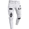 Generico Pantaloni Sportivi Uomo Corti Larghi Pantaloni Jogger Uomo Estivi Pantaloni da Lavoro Uomo Cargo Jeans Pantaloni Eleganti Elastici da Uomo Pantaloni Trekking Uomo Softshell