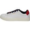 Colmar Scarpe Uomo Sneaker Bates Grade 063 Pelle White/Navy/Red US23CO02 44