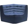 Ethnicraft - Sedia d'angolo N701 - Blu - Espanso - Designer Jacques Deneef
