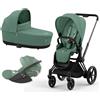 Cybex -Trio Priam 2025 Con Cloud T Isize Cozy Beige + Telaio Matt Black
