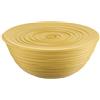 Guzzini - Tierra, Contenitore L con Coperchio in Plastica Riciclata, Ciotola - Giallo Senape, Ø 25xh10,8 cm | 3100 cc - 175002206