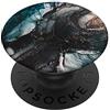 Super Cool Accessori per Telefoni PopSockets Nero Verde Fantasma Natural-Marmo PopGrip: Impugnatura per Telefoni Cellulari e Tablet Intercambiabile