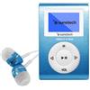 Sunstech DEDALOIII Lettore MP3 da 8 GB con sintonizzatore radio FM. Cuffie incluse. Colore: blu.