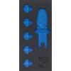 BGS 4027-1 | Modulo per carrelli portautensili 1/3 | vuoto | per BGS 4027
