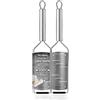 Microplane Grattugia da Cucina Lama a Scaglie Grandi Acciaio Inossidabile Serie Professional Ideale per Formaggio a Pasta Dura, Cioccolato e Tartufo
