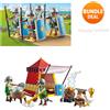 Playmobil 2 set serie Asterix 71829 tenda e 70934 soldati romani NUOVI SENZA ...