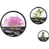 Outsunny Set 3 Fioriere Balcone, Montaggio Parete, Versatili per Interni/Esterni, Ф30.5x5/Ф20.5x5/Ф15.5x5 cm|Aosom