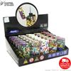 ATOMIC GRAFFITI DESIGN : ACCENDINI TURBO JET FIAMMA ANTIVENTO | BOX COMPLETO DA 25 PEZZI RICARICABILI
