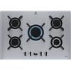 Electrolux Piano Cottura 5 Fuochi (1 Doppia Corona) a Gas 70 cm in Acciaio Smaltato - KGU753723Z