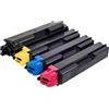 Kyocera TK-5280 Con Vaschetta Toner Compatibile per Kyocera Ecosys M6235 M6635 P6235 Nero Pagine 13.000 Colore Pagine 11.000