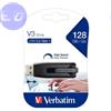 VERBATIM PEN DRIVE 128GB VERBATIM USB 3.2 Gen 1 V3 Slide and Lock Black\Grey 80W\25R - 49189