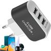 Monozoz Caricatore Usb Multiplo Caricabatterie Cellulare Caricabatterie,Cubo Caricabatterie USB,Caricatore Portatile Con Adattatore Da Muro A 3 Porte,Spin a USB Intelligente Luminosa Per Smartphone