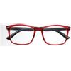 INDUSTRIE OTTICHE ITALIANE SRL Corpootto Occhiale Per Lettura Crystal Rosso Trasparente Aste Nere +2,00