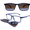 OCCHIALE PREMONTATO DA LETTURA CORPOOTTO CLIP ON BLU LENTI BLU SPECCHIO +1.00 - DISPOSITIVO MEDICO CLASSE I
