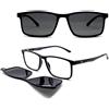 OCCHIALE PREMONTATO DA LETTURA CORPOOTTO CLIP ON NERO LENTIGRIGIE +2.50