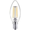 Philips Lampadina filamento Led Philips a oliva 4,3W attacco E14 4000K PHILEDCAN4084G2