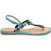 BALI BALI SANDALO BEAD INFRADITO TURCHESE IN PELLE CON PERLINE IKAT