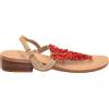 BALI BALI SANDALO POSITANO WEDDING INFRADITO IN PELLE CON PERLINE ROSSE