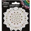 Aladine - Kit Mandala 10 cm in Dot Painting - Cofanetto Mandala con stencil Mandala e supporto in legno - 85497