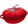 Staub Cocotte Tomate 25 cm Kirschrot Rostiera, ghisa, Rosso