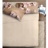 Ipersan Set Completo Lenzuola Matrimoniali, 100% Cotone, 1 Lenzuolo da sopra 260x300cm + 1 Lenzuolo da sotto 180x200cm + 2 Federe 83x52cm, con Stampa in Alta Qualità, Made in Europe