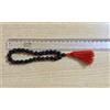 Naturale Originale 5 Mukhi RUDRAKSHA Nero Rudraksh Mala ROSARIO 27+1 Perline ...