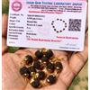 Bracciale Rudraksh naturale RUDRAKSHA CERTIFICATO LABORATORIO, placcato oro 8...