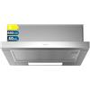 Cecotec Cappa aspirante telescopica da 60 cm Bolero Flux TLM 606500 Inox A. Motore 165 W, potenza di aspirazione 650 m3/h, controllo meccanico, 2 livelli di potenza, luce e filtro al carbonio, Inox