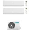 Hisense CONDIZIONATORE HISENSE DUAL SPLIT ENERGY ULTRA 9000+12000 BTU WIFI INVERTER 2AMW52U4RXC A++