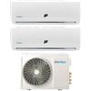 OneClima Condizionatore OneClima Dual Split Inverter serie PRO 9+12 con MLT27 R-32 Wi-Fi Optional