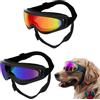 FOSDICK 2 Pezzi Occhiali per Cani, Occhiali Cane, Protezione UV Occhiali da Sole Cane, Antivento Occhiali da Sole per Cani di Taglia Media o Grande Attività all'Aperto, Guida, Arrampicata, Colorati