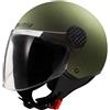 LS2 Sphere 2 verde opaco casco moto jet