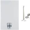 Baxi - Scaldabagno a gas Baxi Acquaprojet 14 Fi AM GL +NH Blue a camera stagna Low Nox ErP Gpl