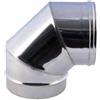 Curva a 90° per Canna Fumaria Acciaio Inox AISI 304 0,5 mm Diametro 220 mm