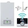 Baxi - Caldaia a condensazione Baxi Luna Alux 24 GA 24 kW Erp + Metano con kit fumi Kit idraulico e Mago