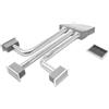 Kit Completo Plenum Coibentato a 3 Zone Per Condizionatore Canalizzato
