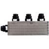 Generico - Plenum in poliuretano espanso a 4 uscite con 4 attacchi conici da 100, 127 e 150 mm