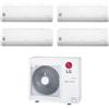 Lg - Climatizzatore LG Libero Smart wifi quadri split 7000+7000+12000+12000 btu inverter in R32 MU4R25 A++