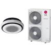 Lg - Climatizzatore a cassetta Lg Round da 48000 btu UT48F NY0 UUD3 U30 inverter con gas R32 trifase