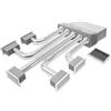 Kit Completo Plenum Coibentato a 5 Zone per Condizionatore Climatizzatore Canalizzato