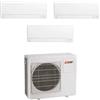 Mitsubishi - Climatizzatore Mitsubishi AY trial split 9000+12000+18000 btu con inverter in R32 WI-FI incluso in A+++ MXZ-3F68VF3