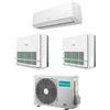 Hisense - Condizionatore con inverter trial split Console Hisense Hi Comfort e AKT26 9000+9000+9000 Btu R32 in A++